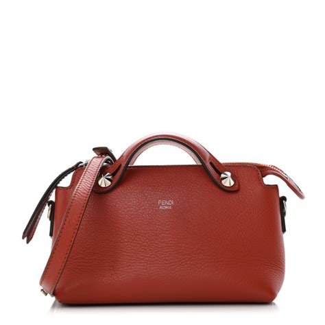 fendi burgundy boston bag new with tags|FENDI Vitelloi Dolce Lurex Mini By The Way Boston Bag .